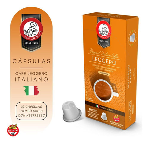 Kit Cafe Italiano En Capsulas Sin Tacc Compostables Gift Box