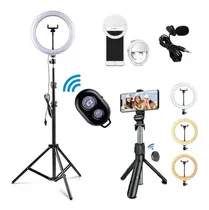 Comprar Ring Light 50 Cm De Led Com Tripe Usb Suporte Para Celular Cor da estrutura Preto Cor da luz branco frio, branco quente, neutro. 110Vu002F220V