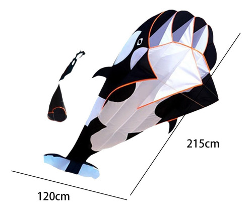 Cometa De Delfines 3d, Juguete Deportivo Al Aire Libre,