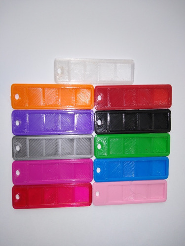 Imagen 4 de 4 de Llaveros Personalizados Nombre En 3d Eventos Recuerdos Niños