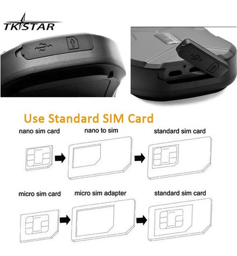 Localizador Gps Tracker Tk905 Iman Plataforma Auto-moto