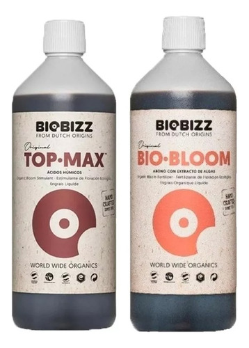 Biobizz  Top Max 250ml (engorde) Y Bio Bloom 250ml