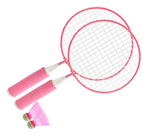 Juego De Raquetas De Bádminton Para Niños, De Malla Grande,