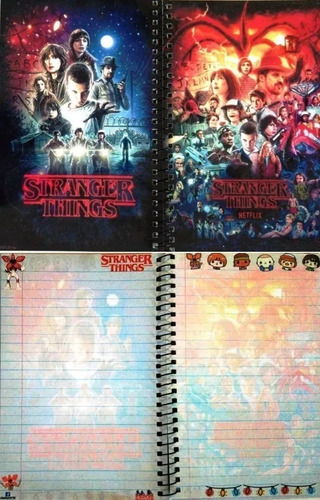 Stranger Things Serie Libreta Cuaderno Terror (Usado)