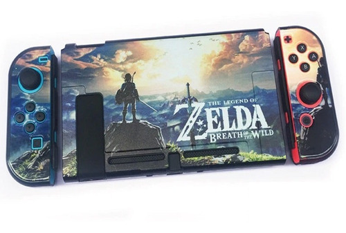 Imagen 1 de 1 de Case Para Nintendo Switch Zelda Rígido 5 Piezas