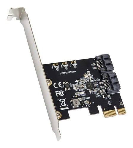 Adaptador Pci-e 3.0 X1 A 2 Port Sata Iii