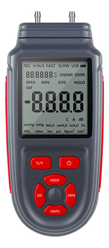 Alimentado Por Manómetro Retroiluminación De Manómetro Digi