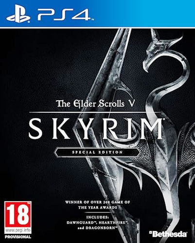 Ps4 Juego Skyrim Elder Scrolls V Edición Especial