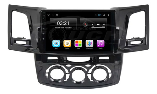 Auto Radio Android Toyota Hilux Fortuner 2005-2010 2gb+32gb