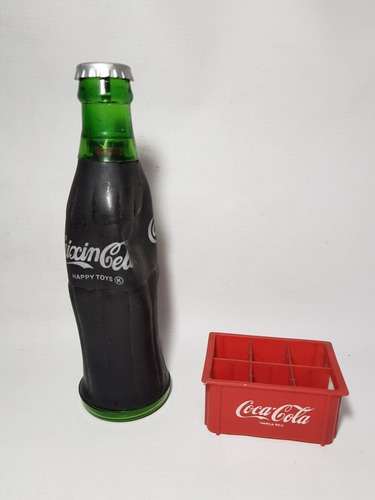 Imagen 1 de 7 de Coca Cola Antiguo Cajoncito + Botella Bailarina Mag 57993