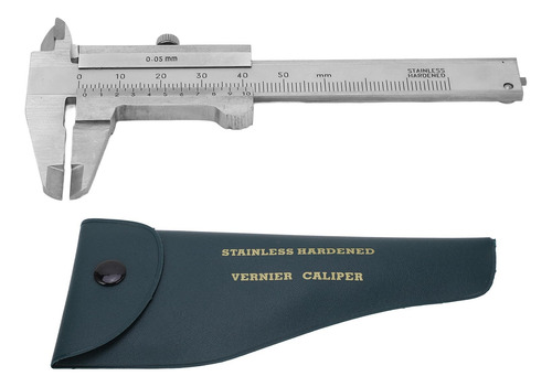 Calibrador Vernier De Acero Inoxidable 0 A 50 Mm Precisión A