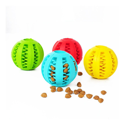 Pelota  Para Jugar Perros Y Dispensador De Alimentos