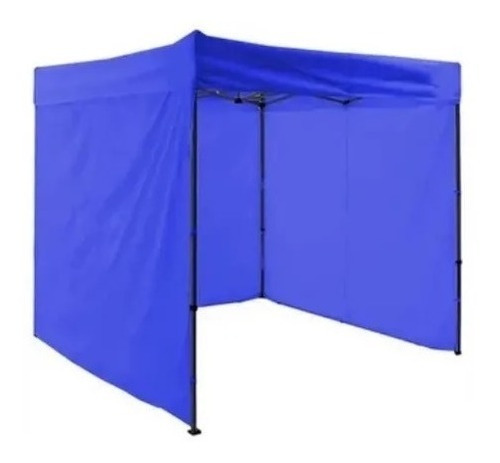 Imagen 1 de 4 de Pack X2 Repuesto Lona Lateral Para Toldo 3x3 Color Azul