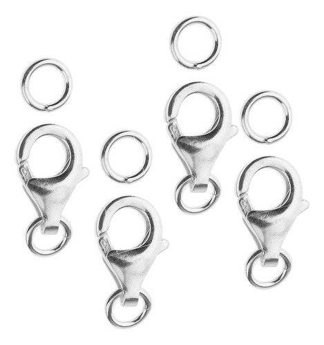Aa 4 Piezas 925 Plata Broche De Langosta Diy Joyas Collares