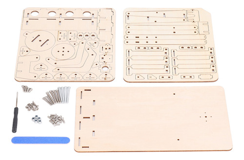 Construcción Brazo Robot Juguete Hidráulico Madera Modelo Me