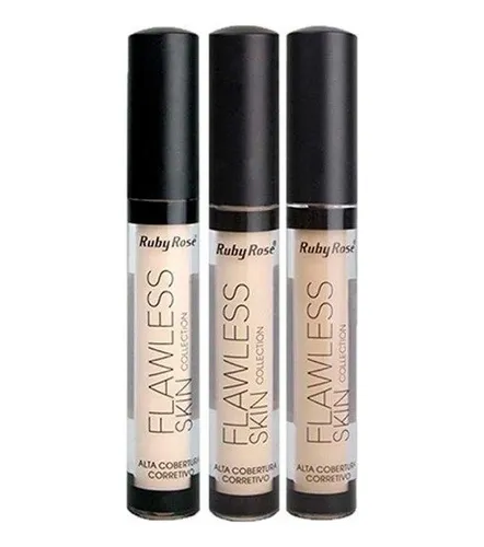 Corrector Liquido Flawless Collection Bege Ruby Rose Alta