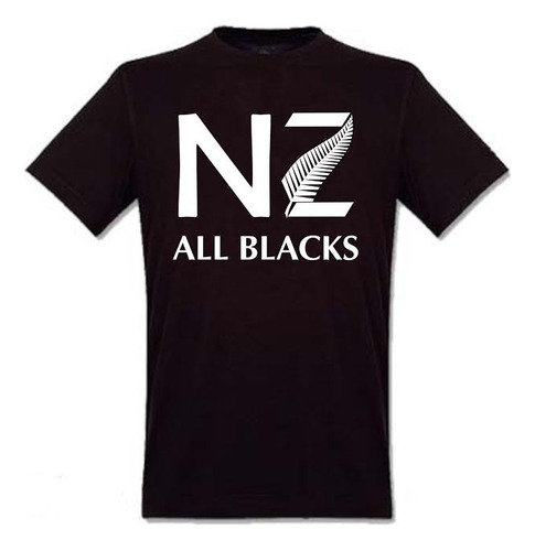 Remera Algodón Rugby All Blacks Nz Unisex Varios Modelos