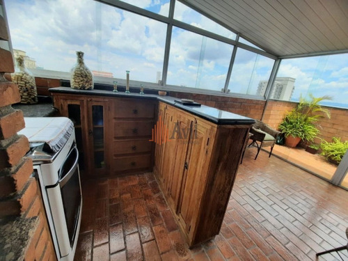 Imagem 3 de 15 de Apartamento Cobertura Duplex Com 3 Dormitórios À Venda, 131 M² Por R$ 1.160.000 - Tatuapé - São Paul - Av6977