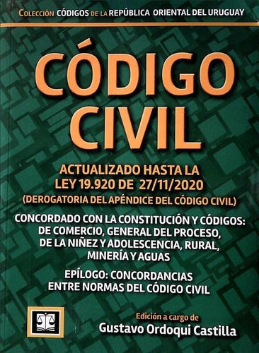 Codigo Civil / Actualizado / Ediciones Del Foro