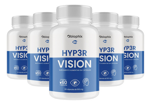 Pague 3 Leve 5 Hyp3r Vision 60 Cápsulas Formula Hyper Vision