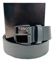 Comprar Cinto 100% Couro Fasolo Largo Fivela Especial Cor Preto Desenho Do Tecido Liso Tamanho 110