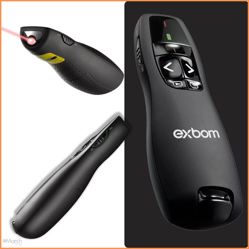Apresentador De Slides Passador Sem Fio Laser Pointer