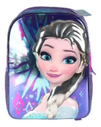 Mochila Primaria Ruz Frozen 3d Metálico