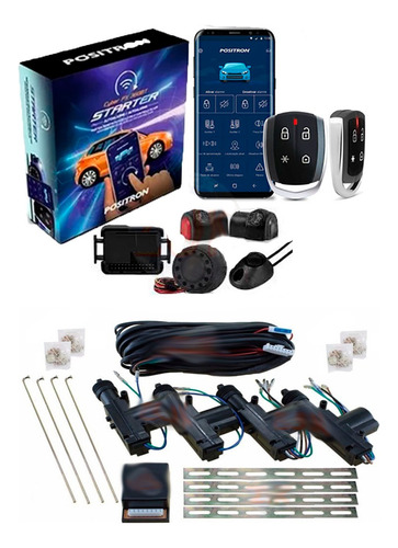 Alarma Auto Positron Px Bluetooth + Cierre Centralizado Electrico 4ptas Zuk