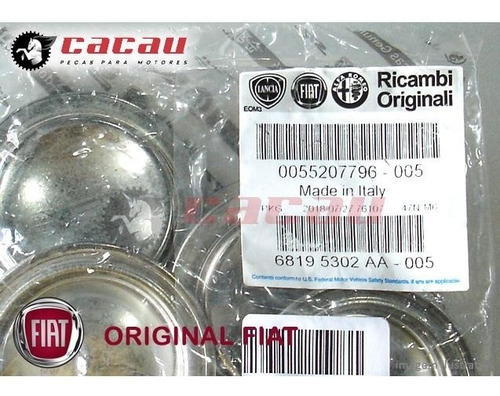 Kit Selos Do Bloco Do Motor Fiat Fire Todos Original