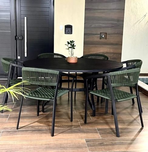Mesa Tampo De 1.50cm Alumínio Jardim Piscina Churrasco Deck