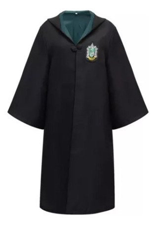 Pack Disfraz Capa Y Corbata Slytherin Draco Malfoy Saga Harry Potter Con Diferentes Tallas