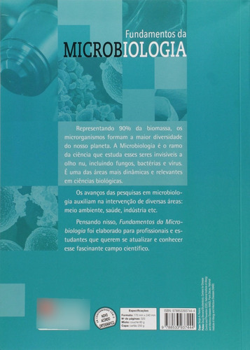 Fundamentos Da Microbiologia - Arnaldo Rocha, De Arnaldo Rocha. Série N/a, Vol. N/a. Editora Rideel, Capa Mole, Edição 1 Em Português