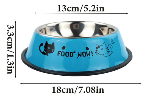 Cuencos Para Perros De Acero Inoxidable Plato De Comida Para
