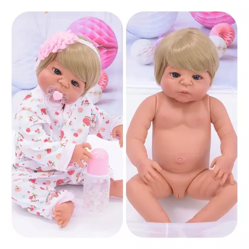 Bebê Reborn De Silicone Menina Original Npk Envio Hoje