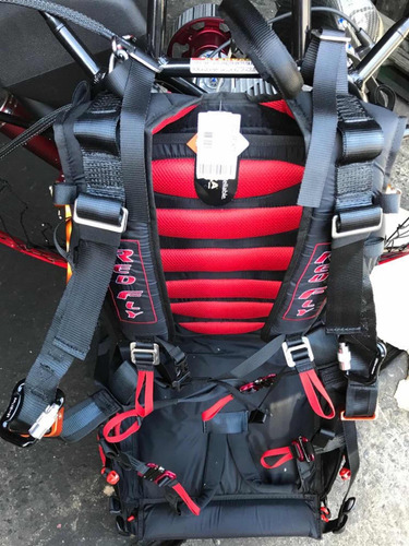 Paramotor Bolt 210 Red Fly Red Carbon 1 Hora De Uso