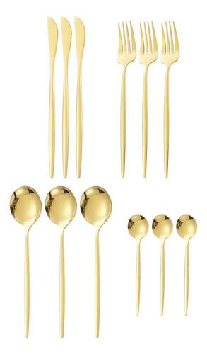 Rii Juego De Vajilla, Cucharas, Cuchillos Y Tenedores, 12
