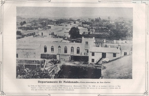 San Carlos De Maldonado En El Año 1900 - Lámina 45x30 Cm.