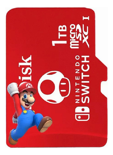 Memoria Micro Sd De 1 Tb Para Nintendo Switch 4k 100 Mb/s, 1