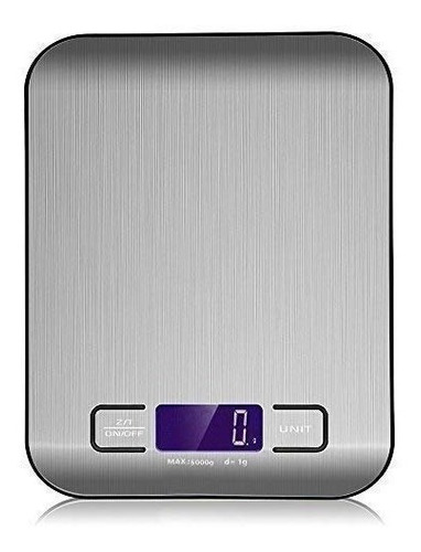 Imagen 1 de 6 de Balanza Gramera Digital De Cocina 5000 Gramos 5 Kilos Tara