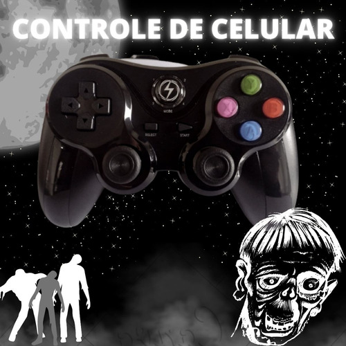 Imagem 6 de 10 de Controle Para Jogar No Celular Joystick Gamer Bluetooth Top