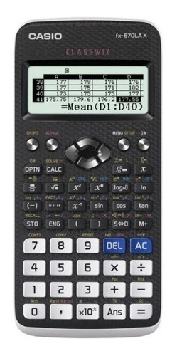 Calculadora Cientifica Casio Fx-570lax Classwiz Relojesymas Negro