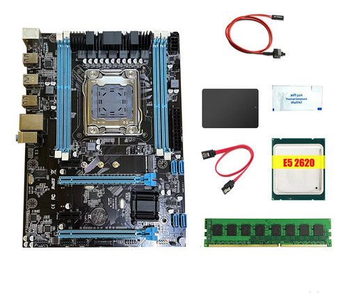 Placa Base Nvme M.2 X79-288 Lga2011 Con 4 Ranuras Ddr3 Y Cpu