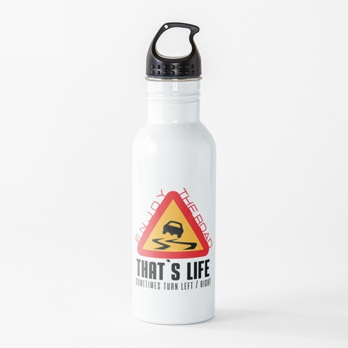 Imagen 2 de 4 de Termo Botella Caramañola Diseño Gracioso Signos Transito