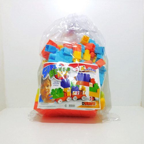 Imagen 5 de 5 de Bloques para armar Duravit 100 piezas en bolsa