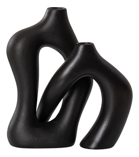 Noevay Juego De 2 Floreros Minimalistas Para Decoración Del
