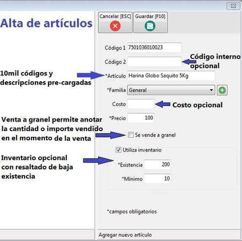 Punto De Venta Basico Para Windows