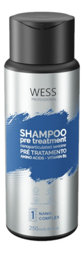 Wess Professional Nano Selagem Shampoo Pré Tratamento 250 Ml