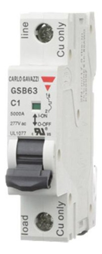 Interruptor Termomagnético En Riel Carlo Gavazzi Gsb631pc25