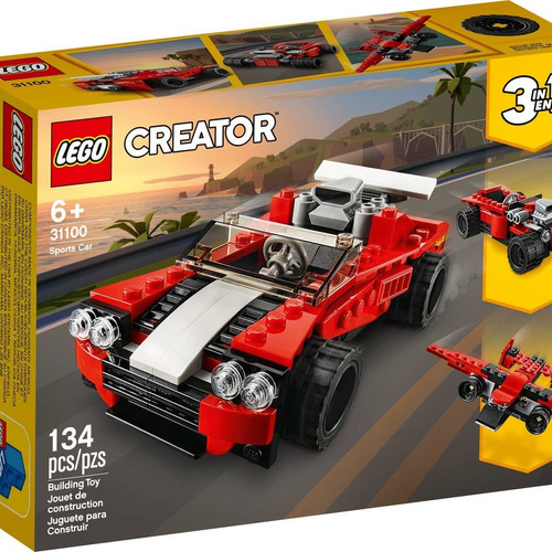 Lego Para Armar Lego Creator 3en1 Deportivo 31100 134 Piezas