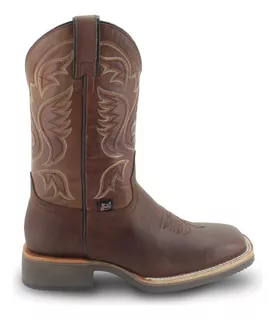 Botas Vaqueras Hombre Justin Boots Punta Bulldog Mod 5468